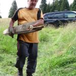 Janči počas záchrany salaša Obrubovanec (autor foto: TT)